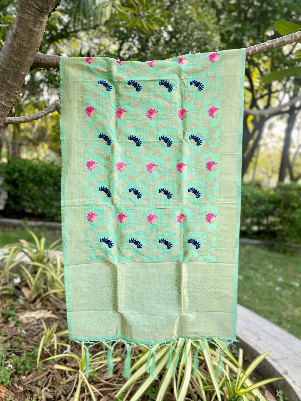 Banarasi Silk 1 Ethnic Wear Wholesale Dupatta Collection